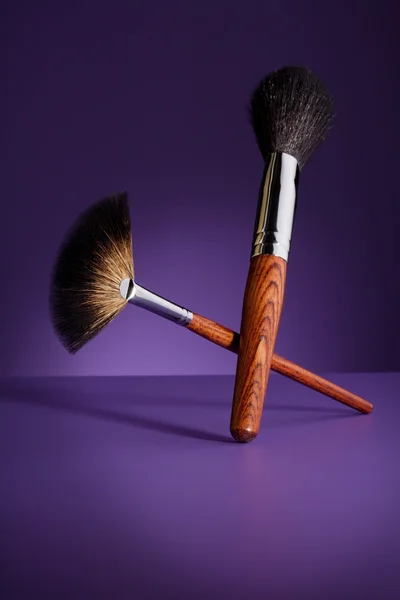 Schöne effektive Make-up-Pinsel — Stockfoto