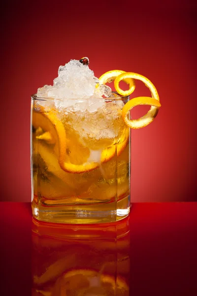 Oranje verfrissing drankje — Stockfoto