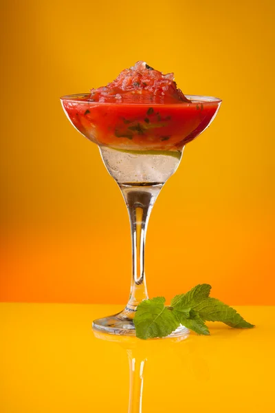 Watermeloen gin cocktail — Stockfoto