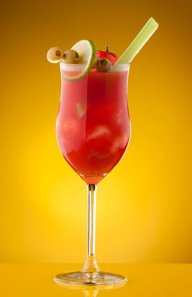 Glass with bloody Mary — Stock Photo, Image