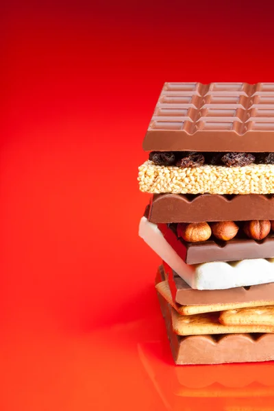 Csokoládé különböző — Stock Fotó