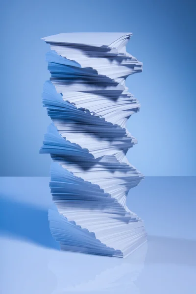 Großer Stapel Papier — Stockfoto