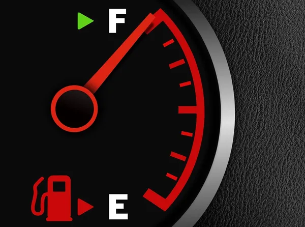 Gas full meter — Stock Photo, Image