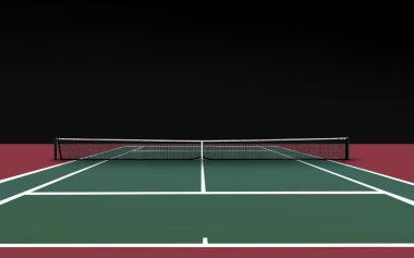 Tennis court clipart