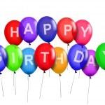 Happy Birthday Text on Balloons Stock Photo by ©davidgn 5015087