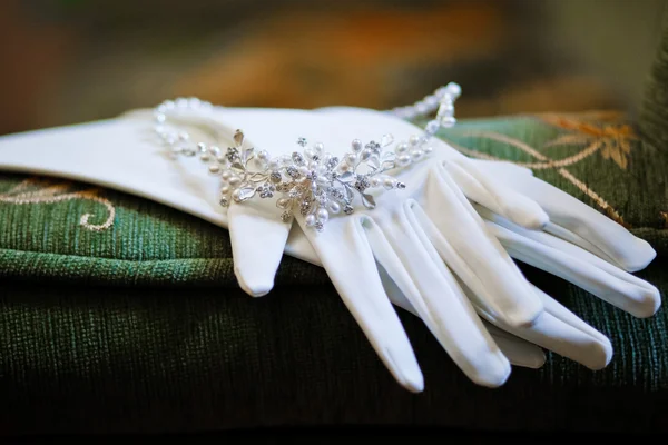 Wedding glovers — Stock Photo, Image