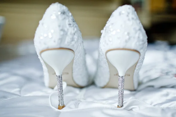 Обувь для невесты — стоковое фото