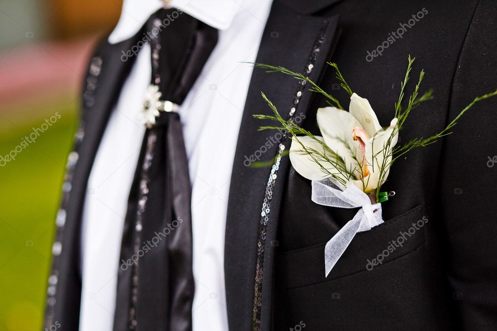 Groom with the boutonniere