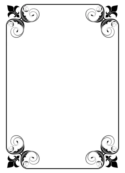 Eenvoudige Decoratief frame — Stockvector