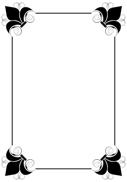 Simple decorative frame — Stock Vector