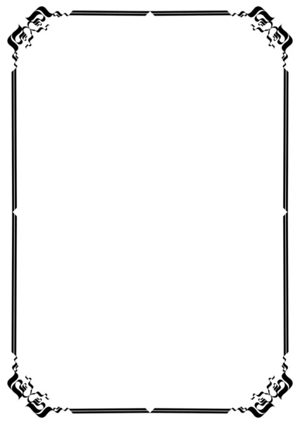 Eenvoudige Decoratief frame — Stockvector