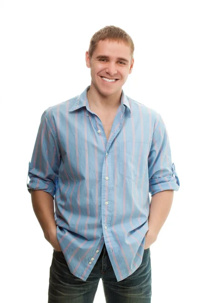 Handsome young adult man portrait — Stock Photo, Image