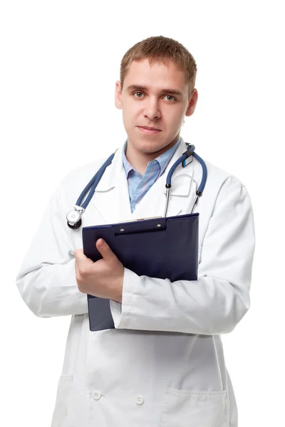 Man doctor with stethoscope — Stock Photo, Image