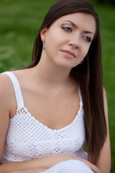 Closeup vrouw portret — Stockfoto