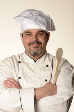 Smiling chef clipart