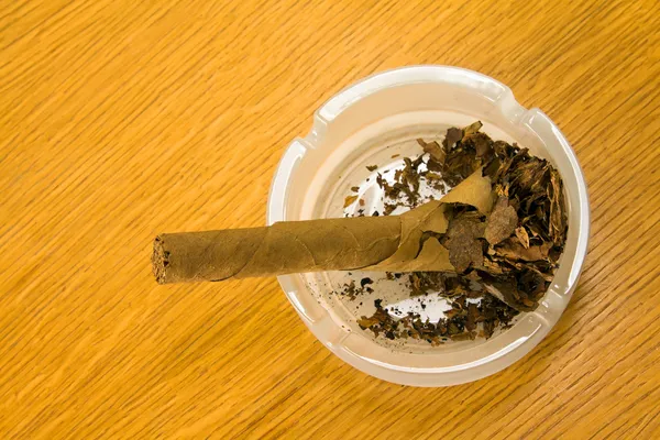 Cigar in an ashtray