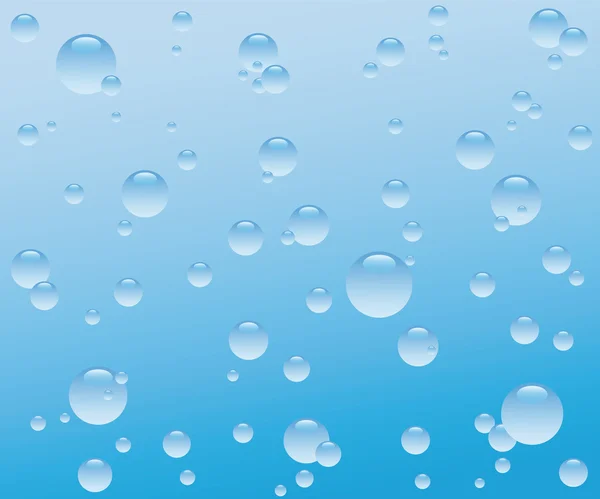 水で空気泡と背景 — ストックベクタ
