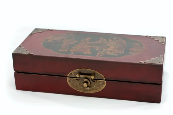 Old Chinese chess box — Stock Photo, Image