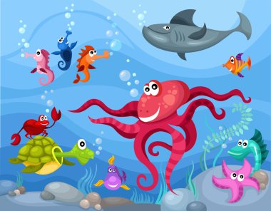 Sea life clipart