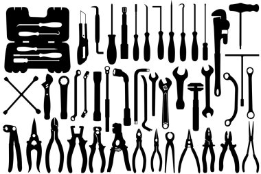 Hand tools clipart