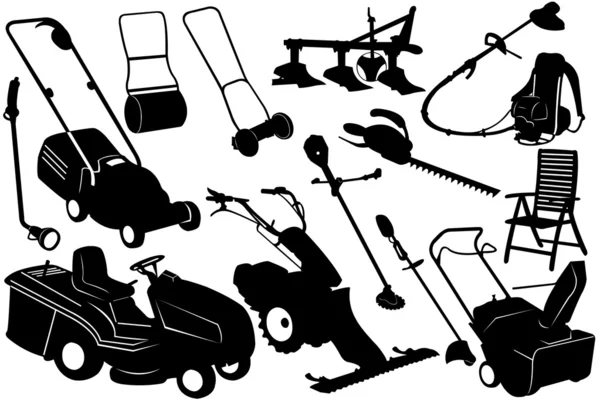 Tools and equipment garden — Stock Vector