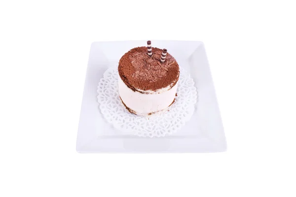 Cheesecake aux pépites de chocolat — Photo