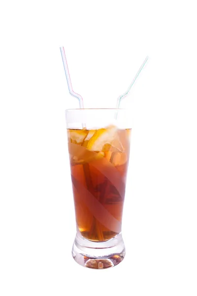 Limonlu buzlu çay. ve rum — Stok fotoğraf