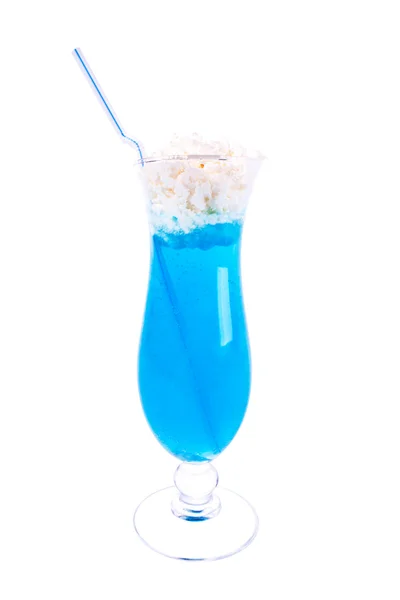 Blå curacao cocktail — Stockfoto