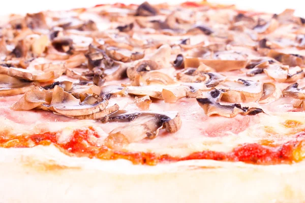 Pizza, boczek, rukoli — Zdjęcie stockowe