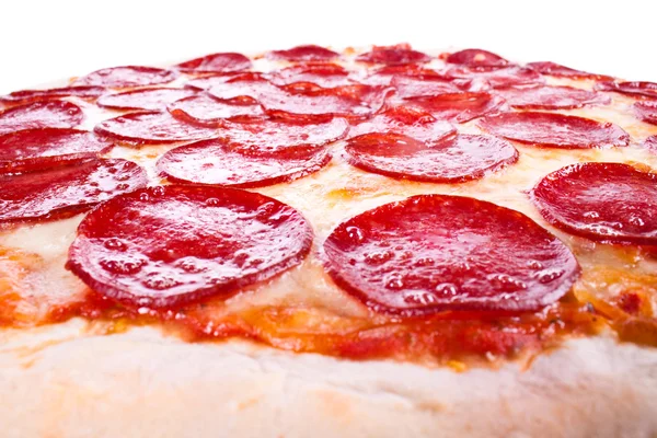 Pepperoni pizza — Fotografie, imagine de stoc