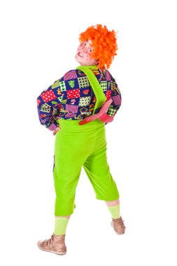 Costume Carlson, holiday clown clipart