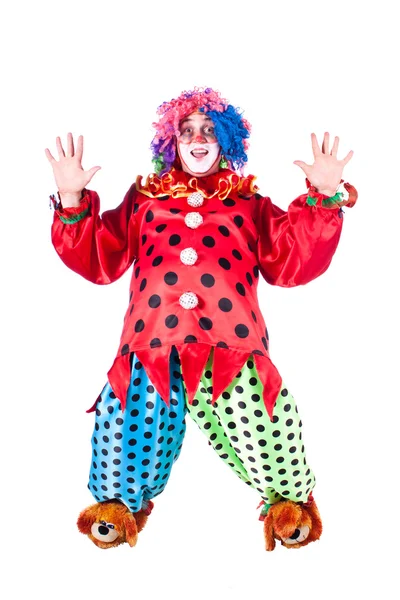 Праздничный клоун — стоковое фото