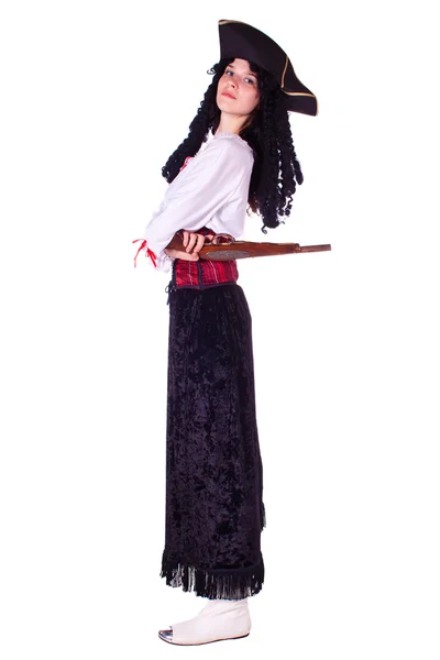 Пиратская женщина — стоковое фото