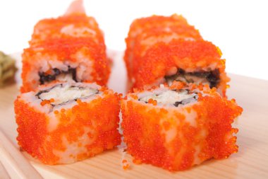 California roll. Yengeç