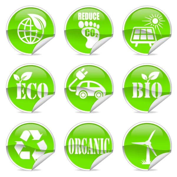 Eco label and sticker — Stock Photo © arrow123 #5900757