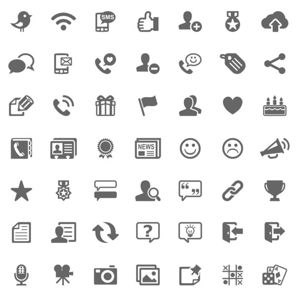 иконы социальных сетей