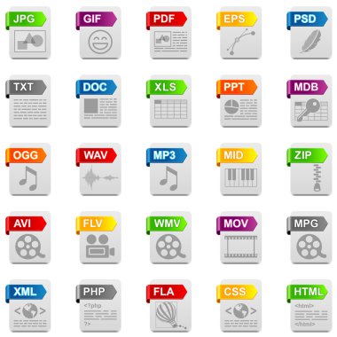 File icons clipart