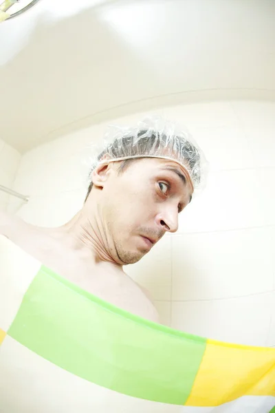 浴室の男 — ストック写真