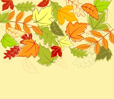 Autumn background clipart