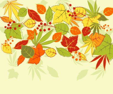 Autumn background clipart