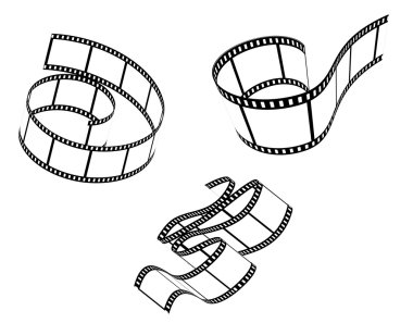 Films set clipart