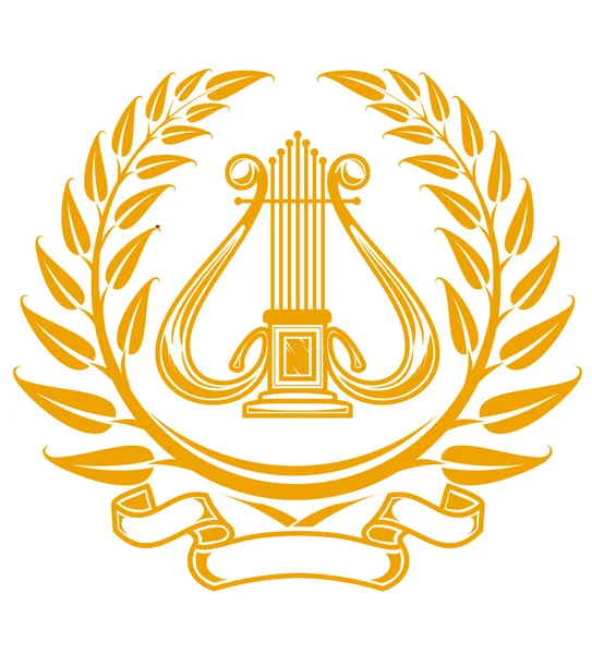 Symbole de harpe — Image vectorielle