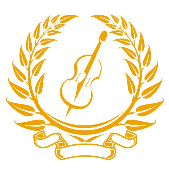 Symbole violon — Image vectorielle