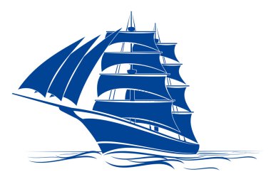 Brigantine ship clipart