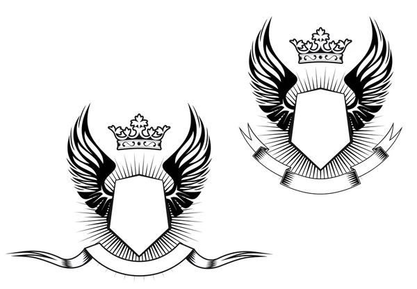 Návrh heraldika — Stockový vektor
