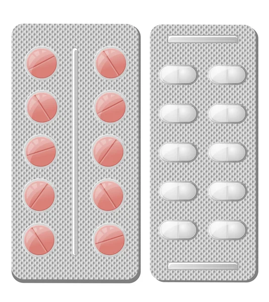 Pills and drugs — Stock Vector