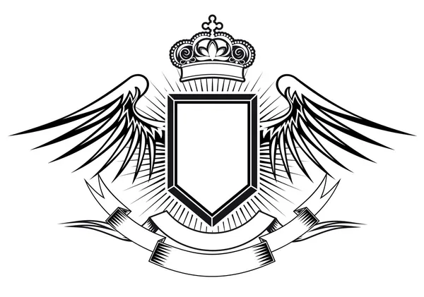 Návrh heraldika — Stockový vektor