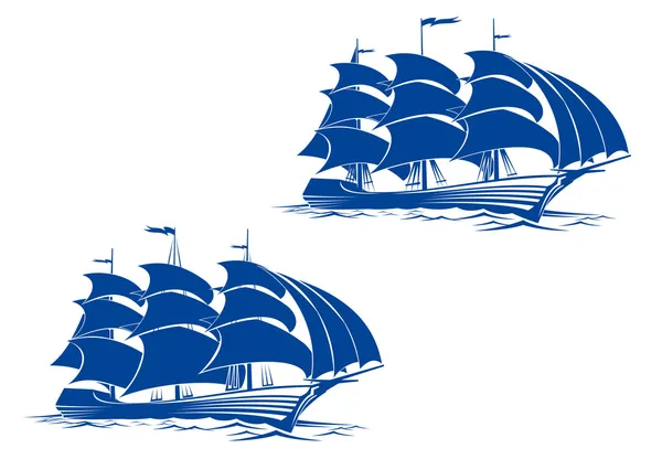 布利甘提恩船 — 图库矢量图片