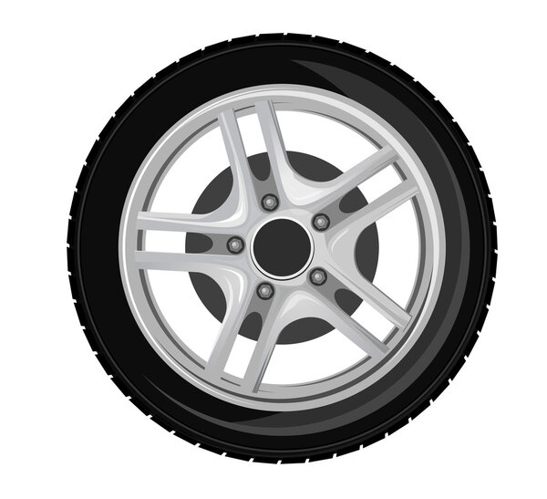 Wheel and tire