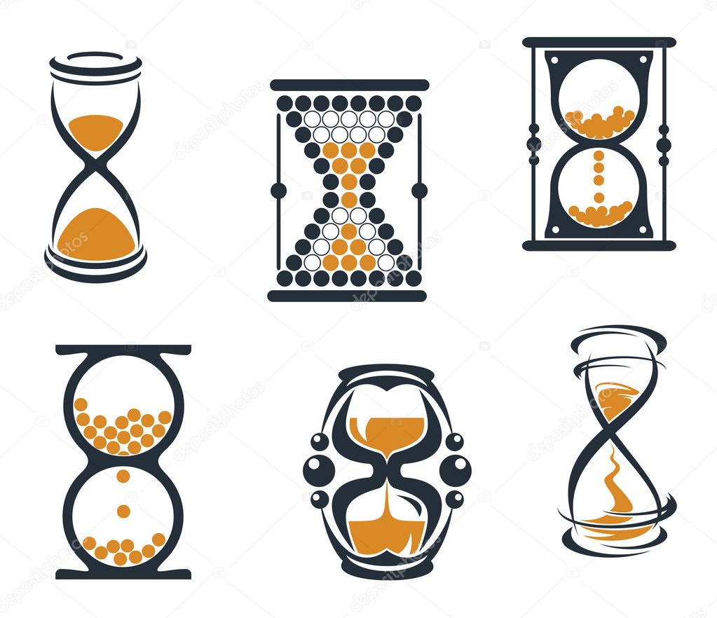 Sandglass symbols